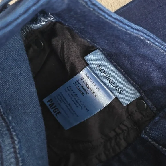 Paige Hourglass Jeans Long Sz 24x33 - Picture 4 of 5